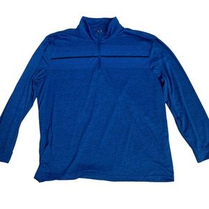 PGA tour men’s dri-fit blue ping sleeve pull on shirt size XXL